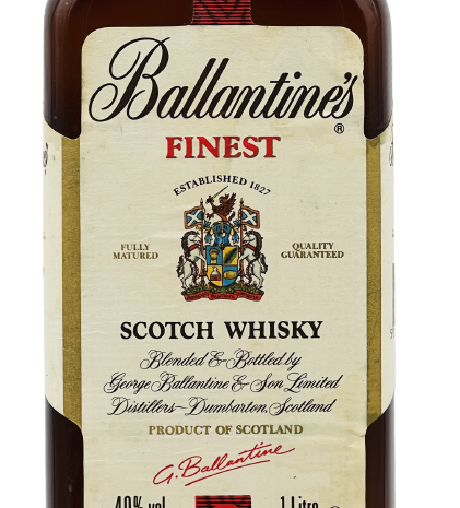 Ballantines scotcth wisky 1970s
