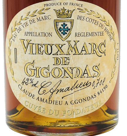Vieux Marc de Gigondas Claude Amadieu