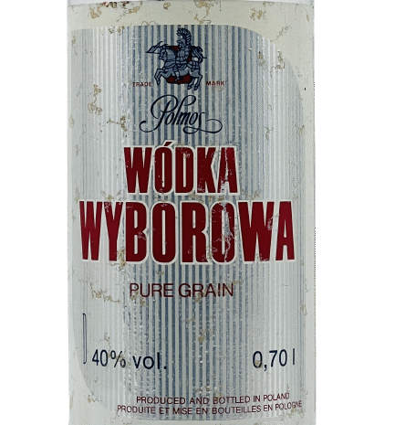 Wyborowa polmos vodka periode 70 's