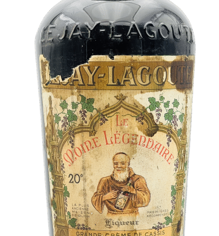 Distillerie Lejay Lagoute grande creme cassis période 1950