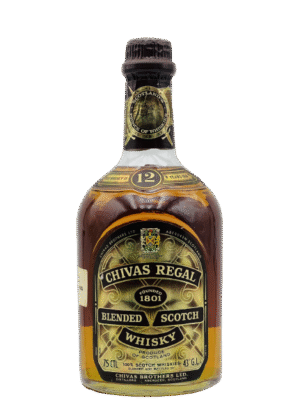 Chivas Regal blended scotch whisky 12 years période 1980's