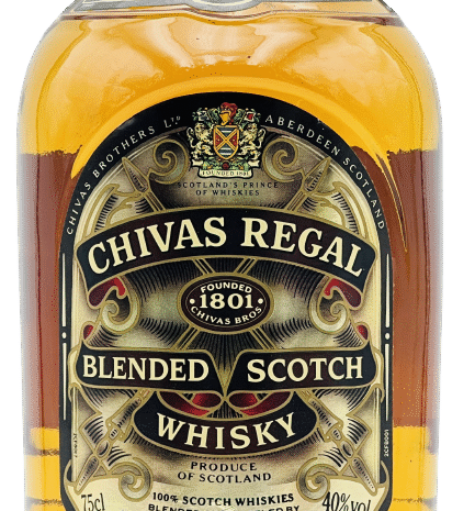 Chivas Regal blended scotch whisky 12 years période 1980’s