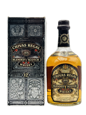 Chivas Regal blended scotch whisky 12 years période 1980’s