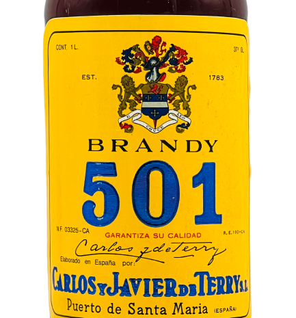 Brandy 501 Carlos y Javier de Terry